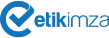 Etikimza Logo Mavi